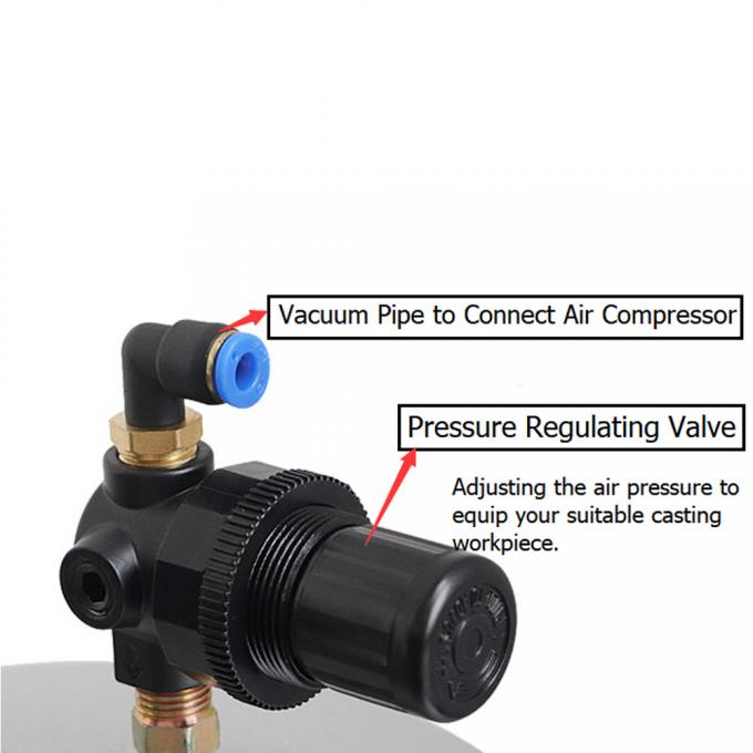 Iniettore di cera per serbatoio da 5,5 libbre per gioielli Controllo manuale da 500 W 2
