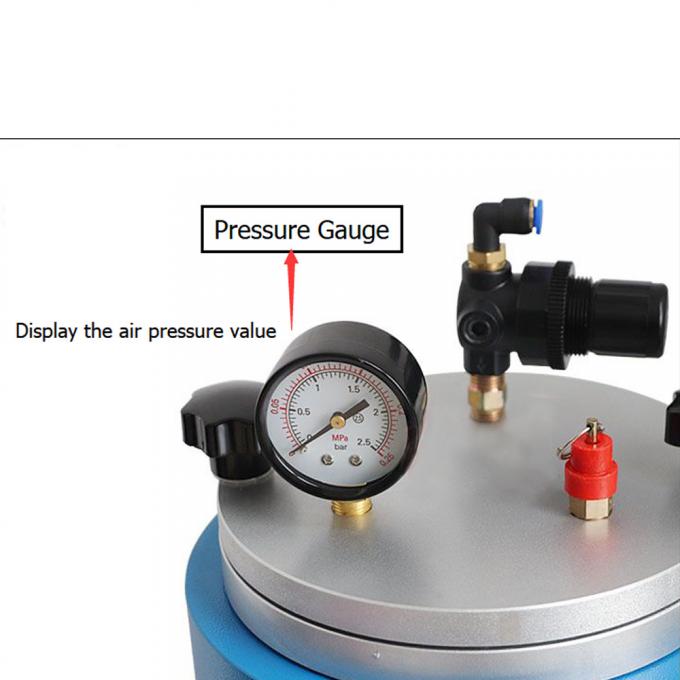 Iniettore di cera per serbatoio da 5,5 libbre per gioielli Controllo manuale da 500 W 3