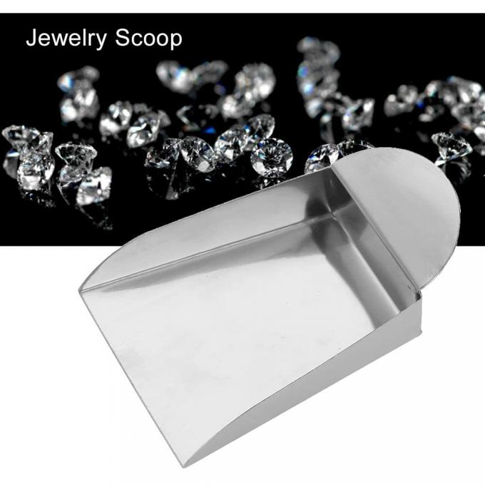 Mini Spala Quadrata, Spala per pietre preziose, Spala per gioielli con maniglia a piastra 2