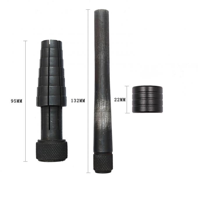 Martello metallico a doppia testa di plastica e gomma per gioiellieri 4